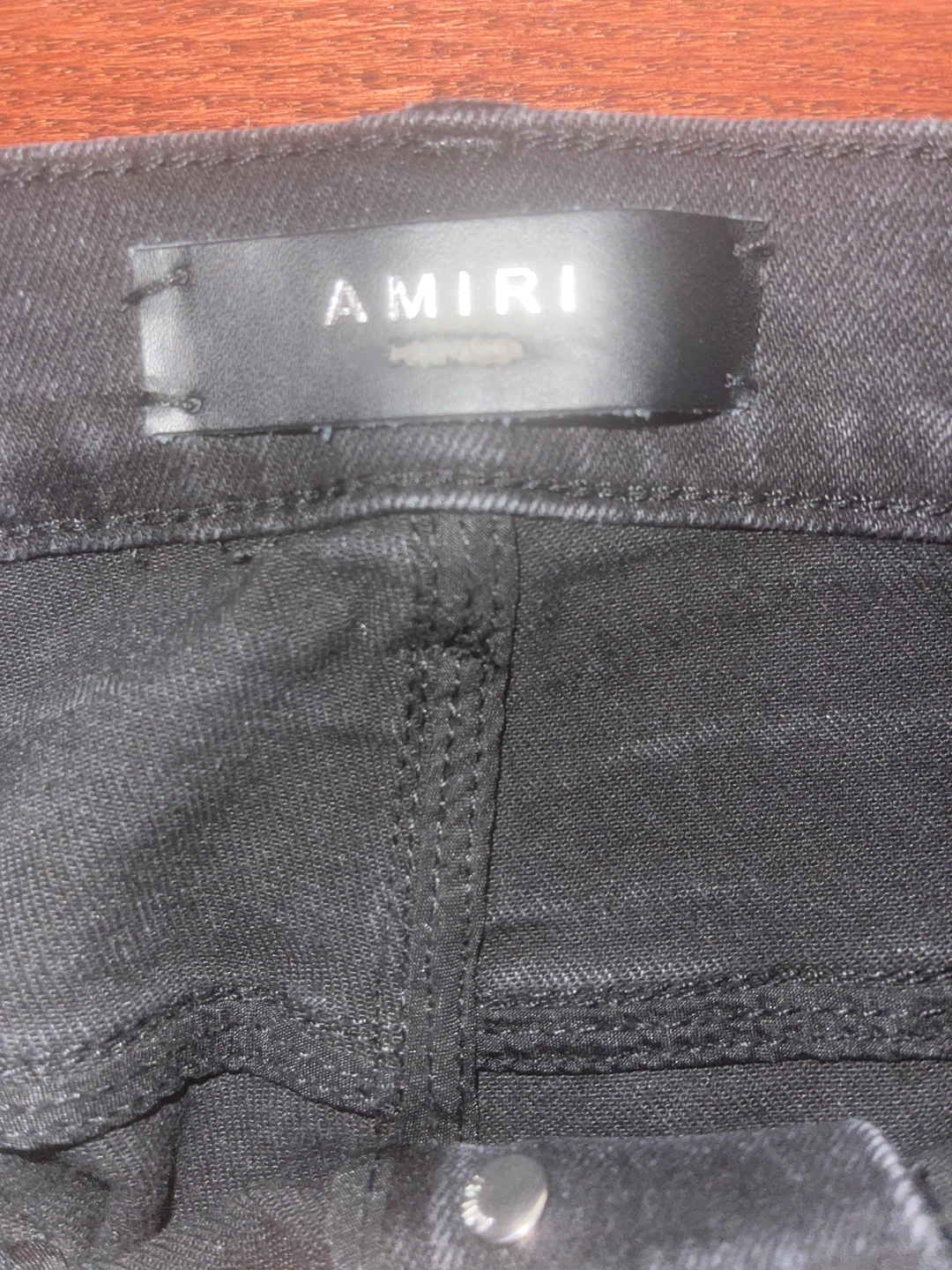 Amiri distressed black and white rips jeans - photo 2