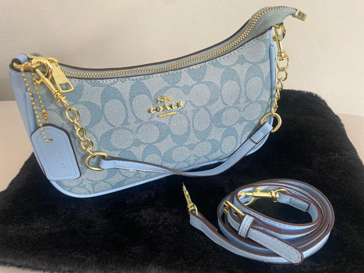 Coach Blue Teri Shoulder Bag