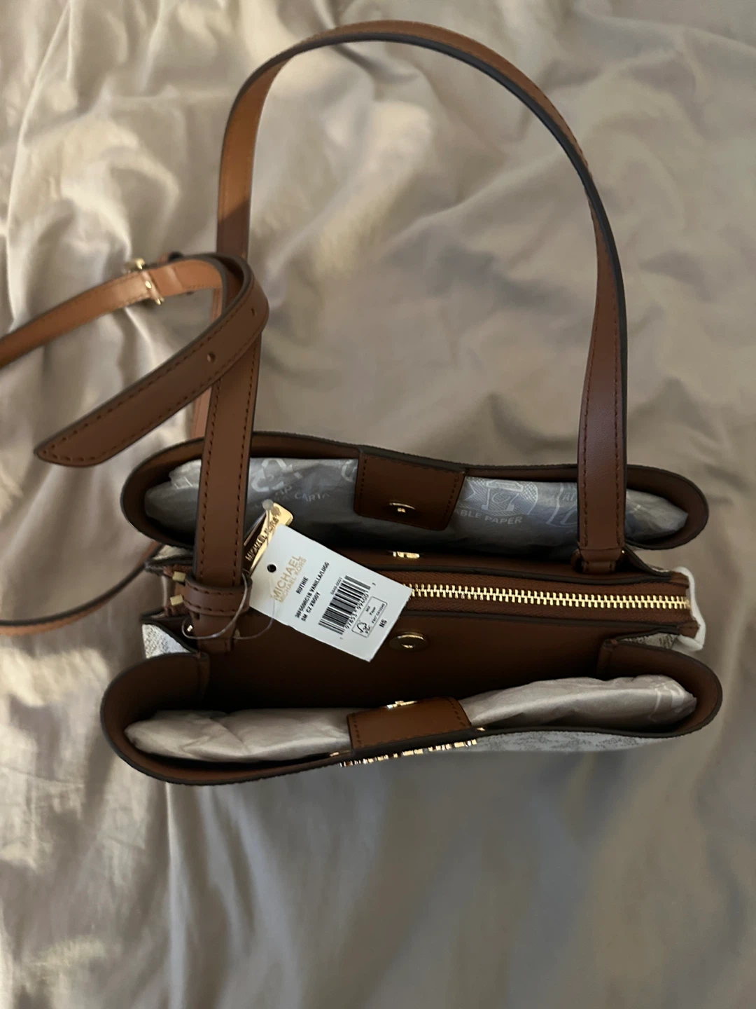 Michael Kors Ruthie Small Crossbody Bag Vanilla/Lugg - photo 2