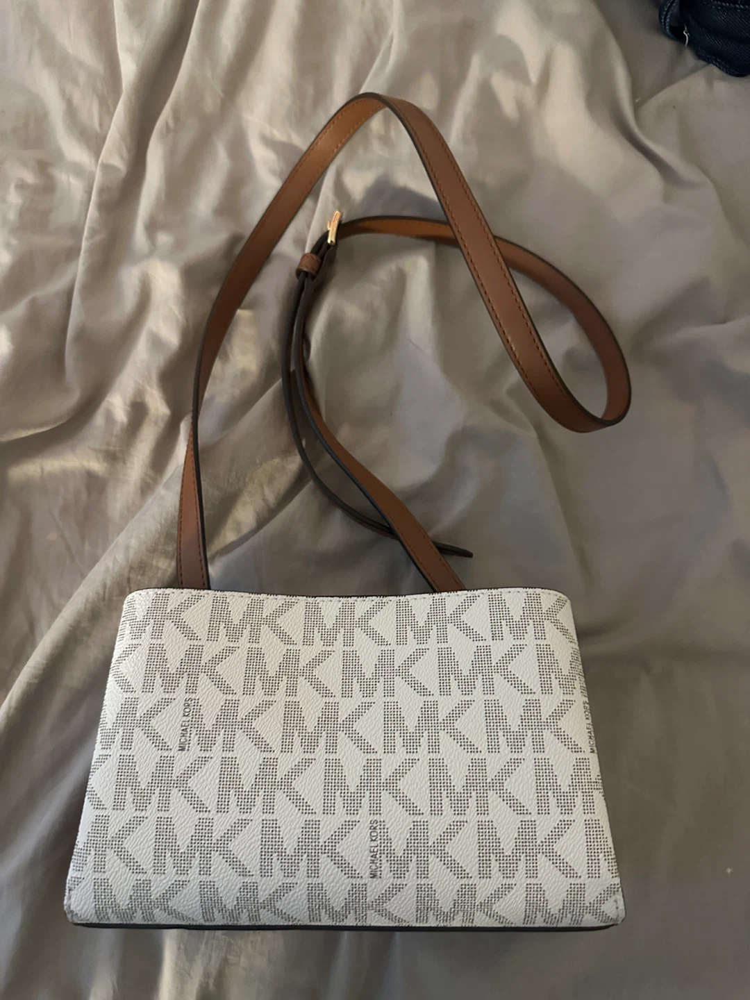 Michael Kors Ruthie Small Crossbody Bag Vanilla/Lugg - photo 4