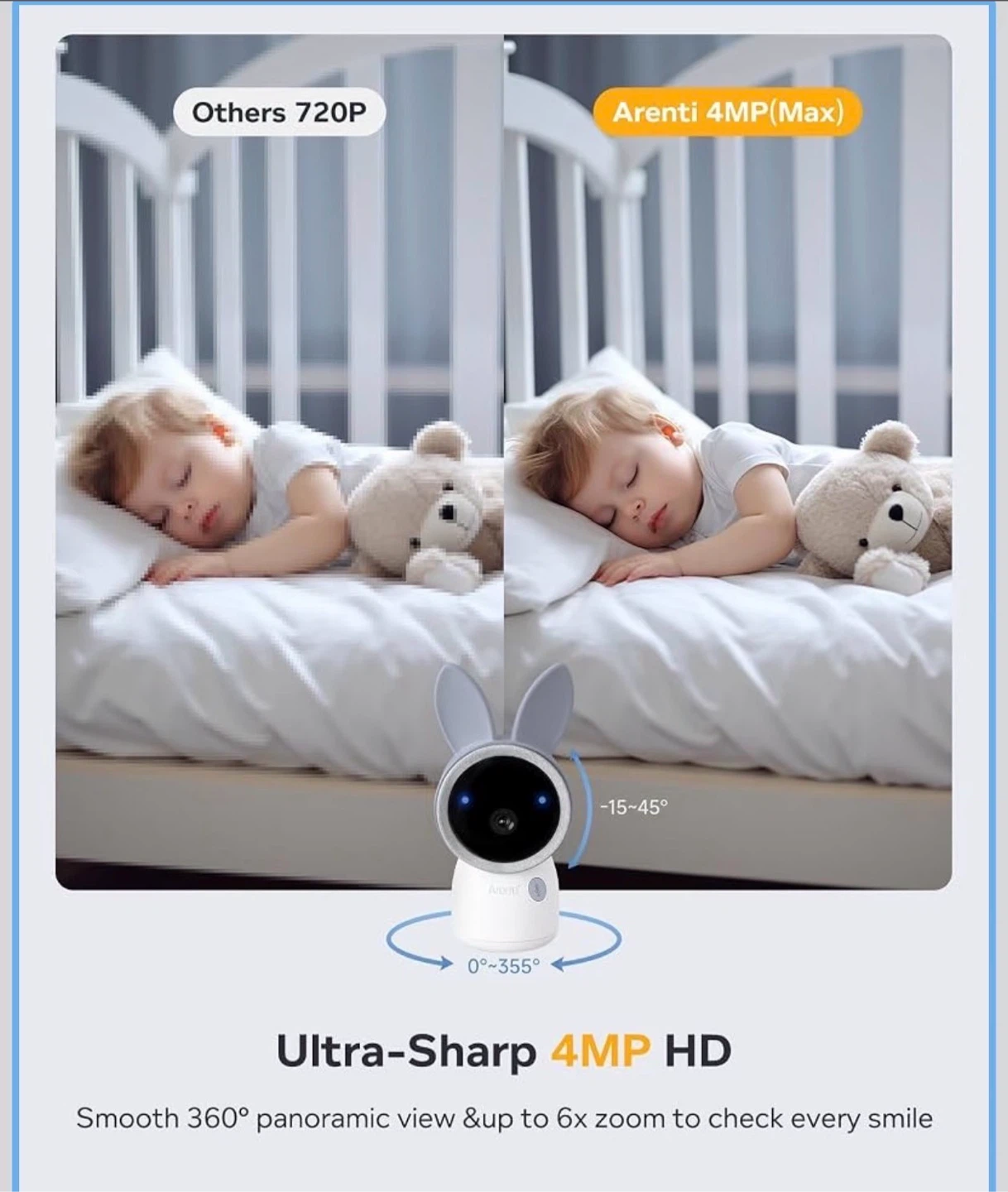 Arenti Ainanny 2-Cam Kit Baby Monitor - photo 3