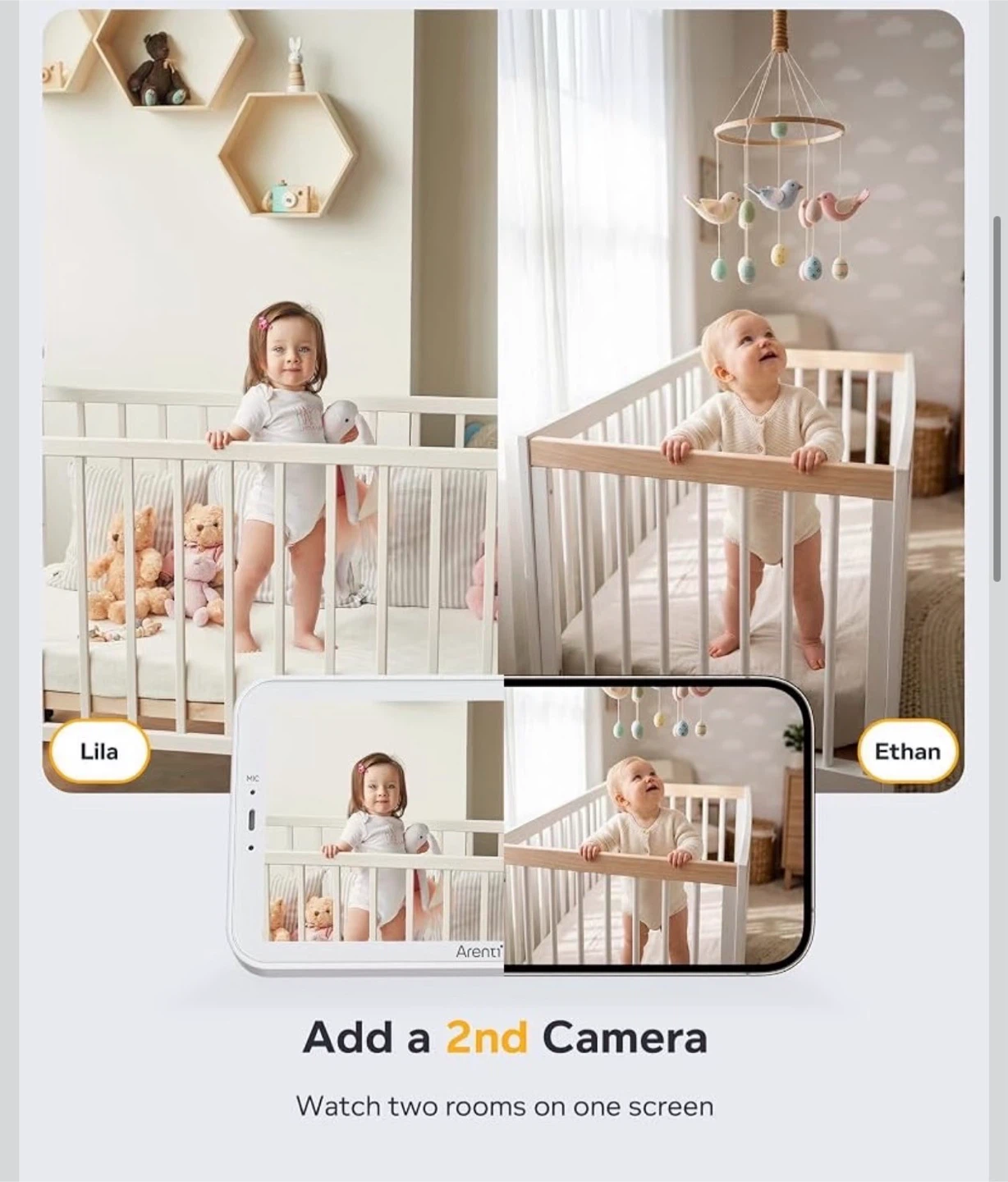 Arenti Ainanny 2-Cam Kit Baby Monitor - photo 4