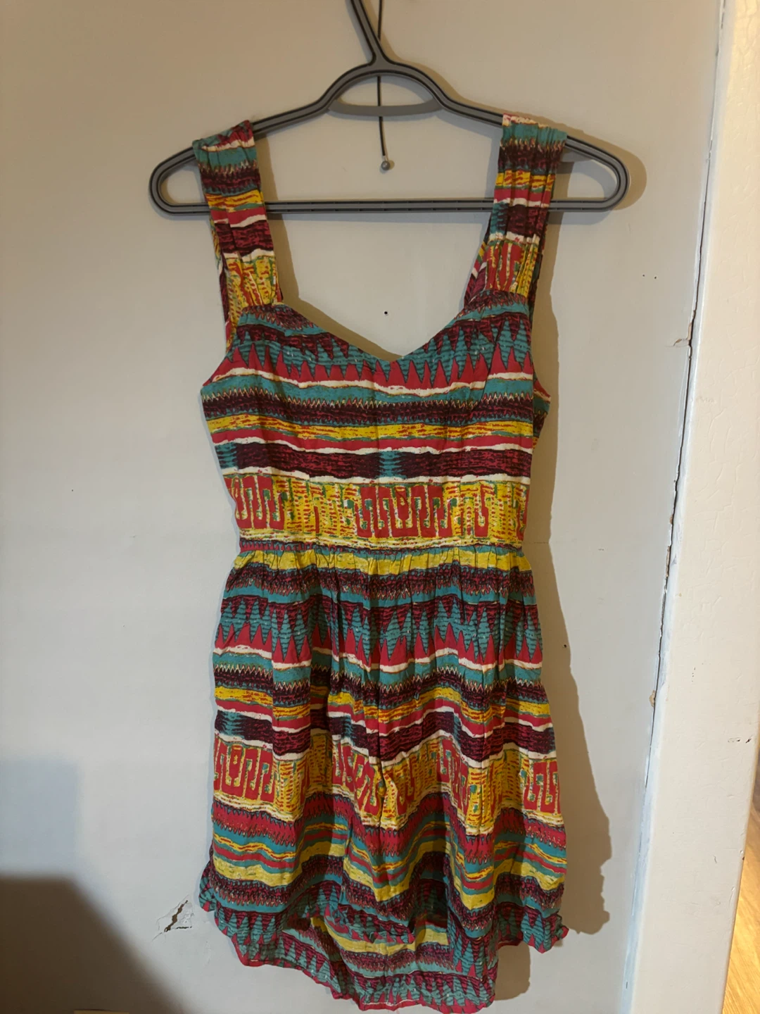 Colorful Tribal Print Dress