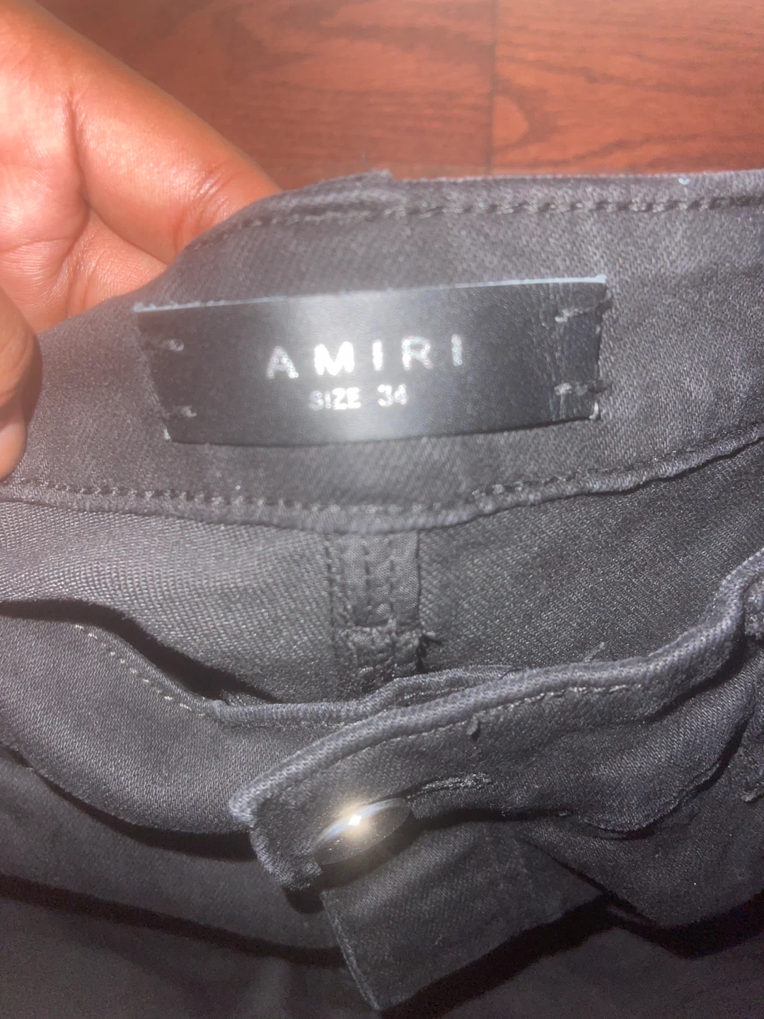 Amiri Black Distressed Jeans Size 34 - photo 2