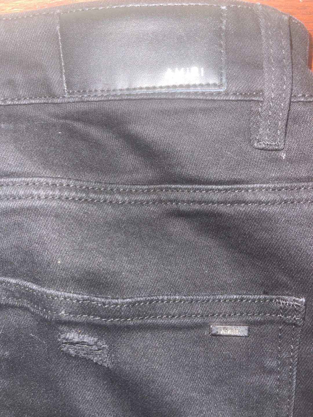 Amiri Black Distressed Jeans Size 34 - photo 4