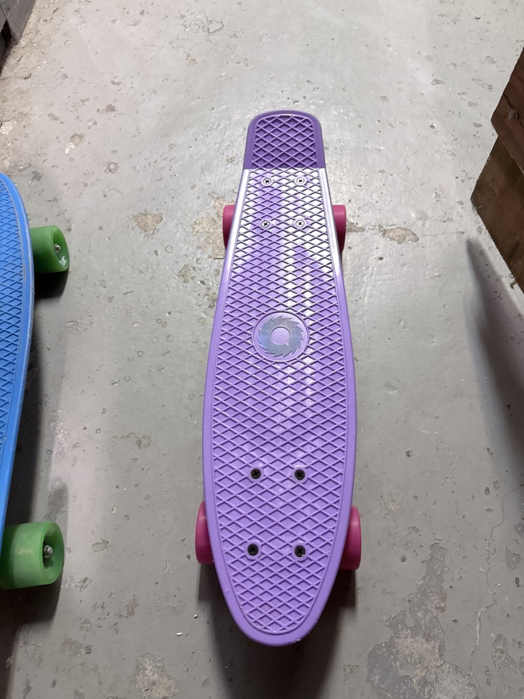 Like new Purple Penny Skateboard with Pink Wheels