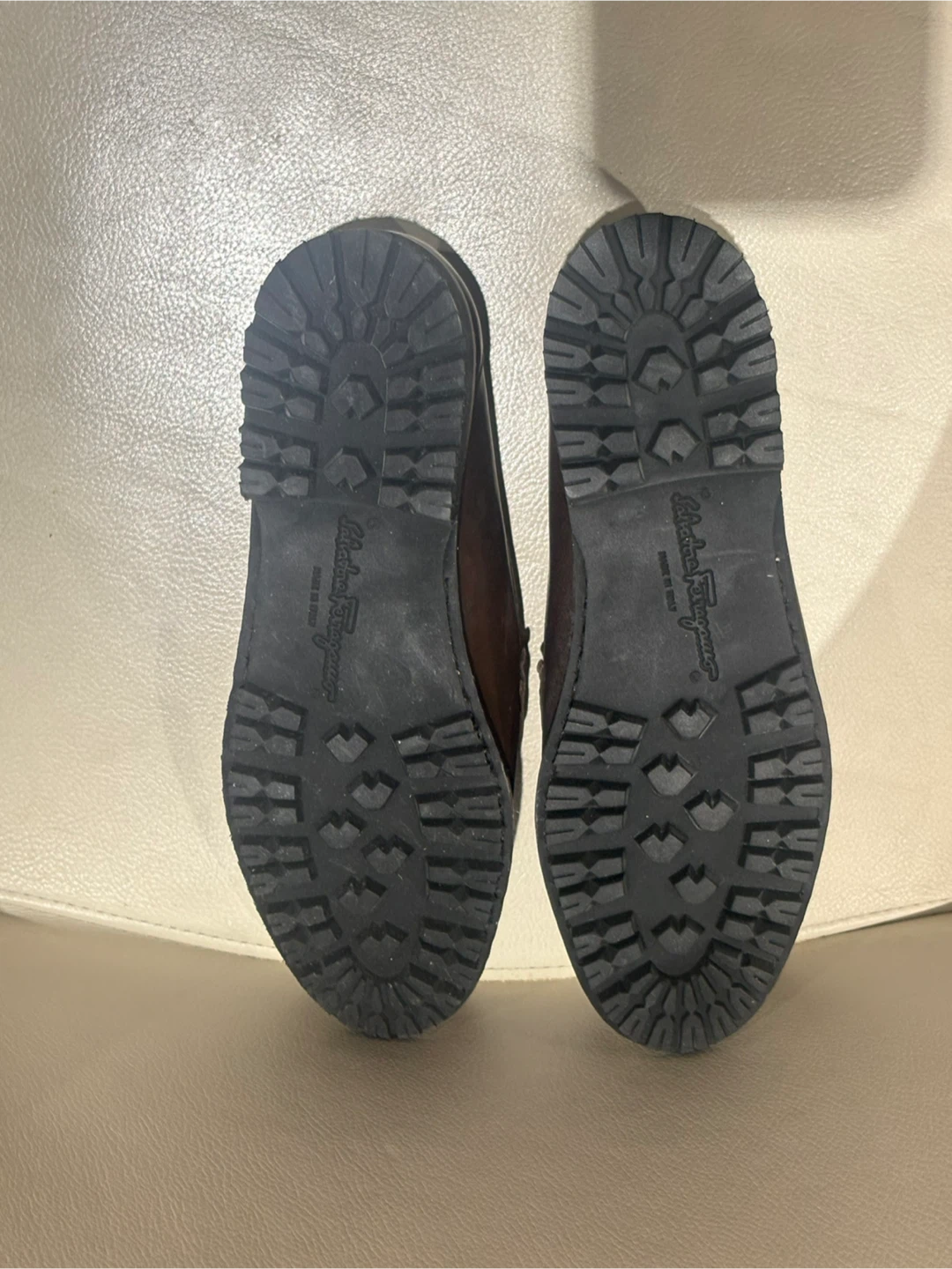 Salvatore Ferragamo SPORT Gancini Leather Loafers US 5 C - photo 4