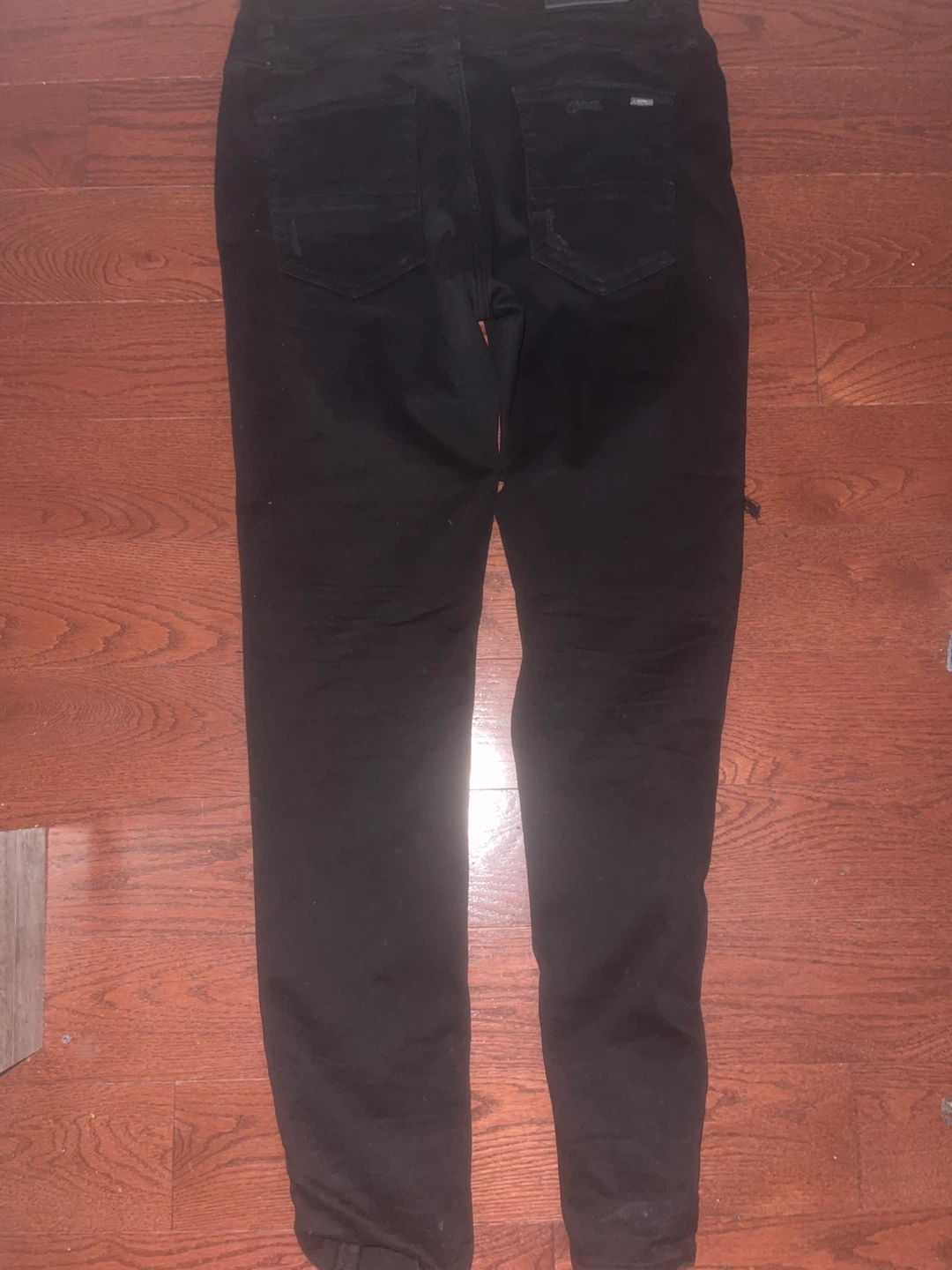 Amiri Black Bandana Patch Jeans - photo 3