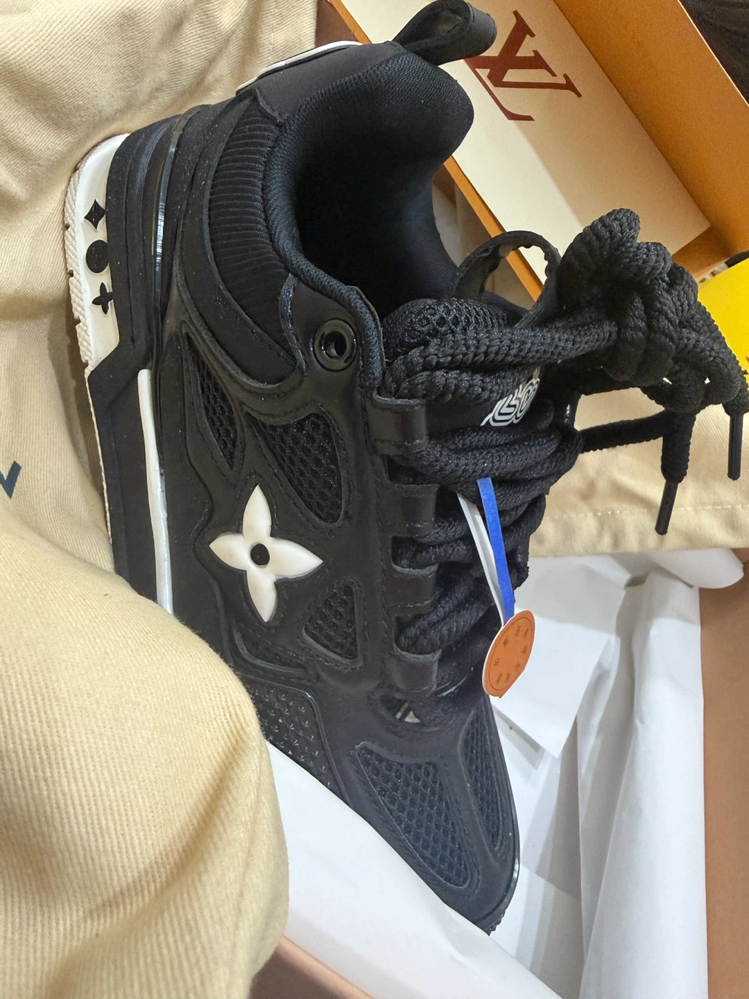 Louis Vuitton Black Sneakers - photo 4