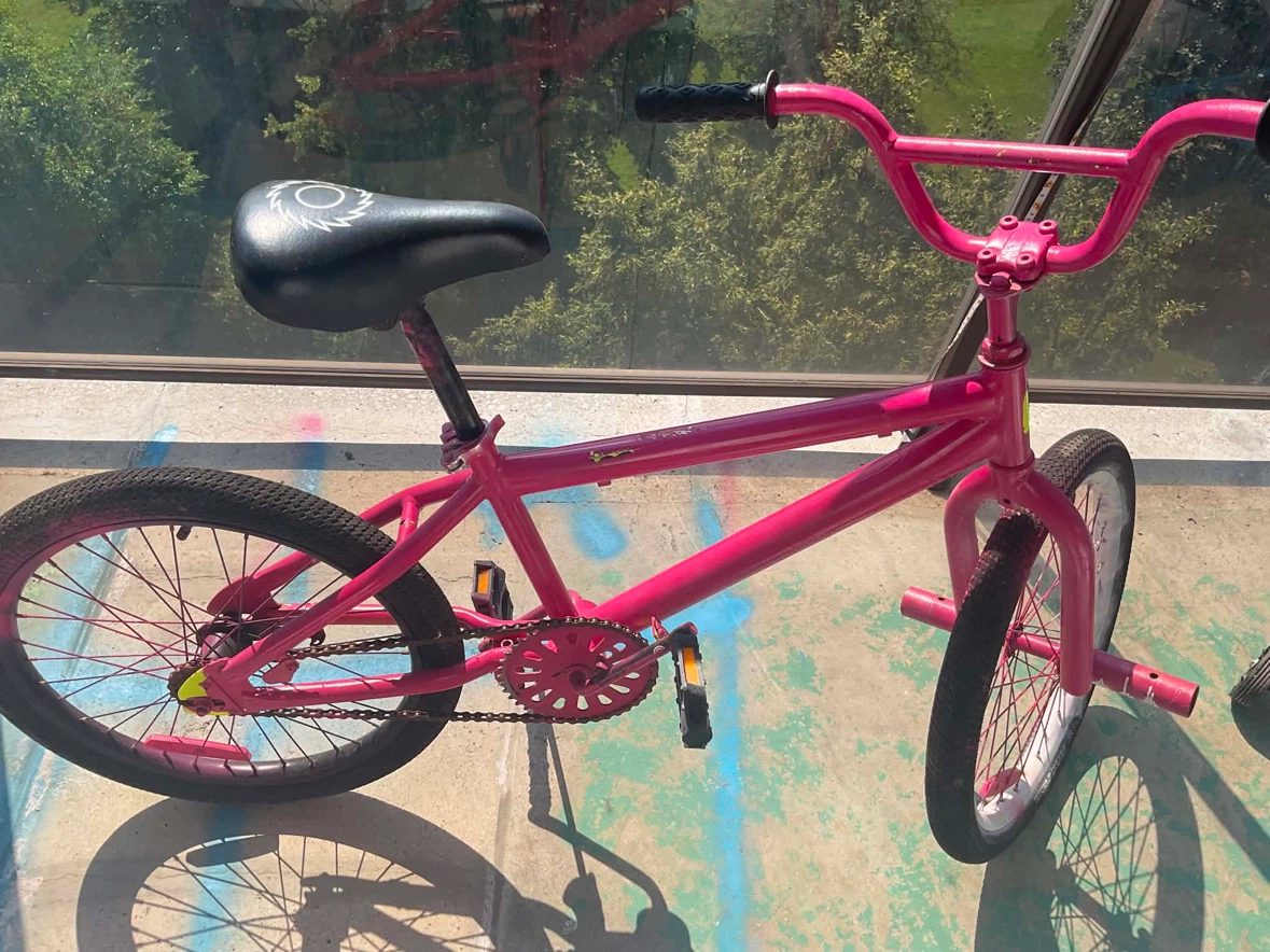 Pink BMX Bike
