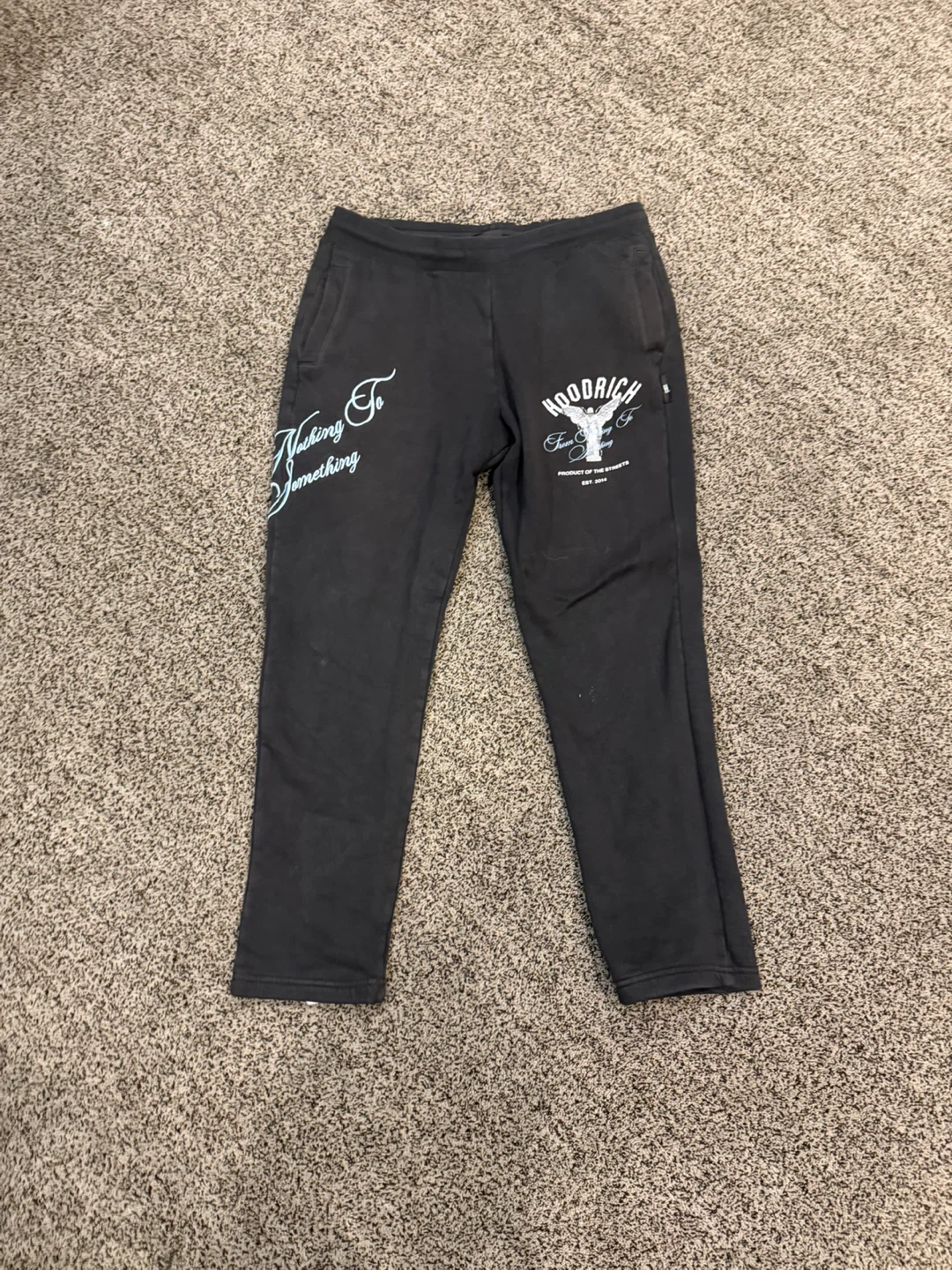 Hoodrich Black Joggers Size Medium