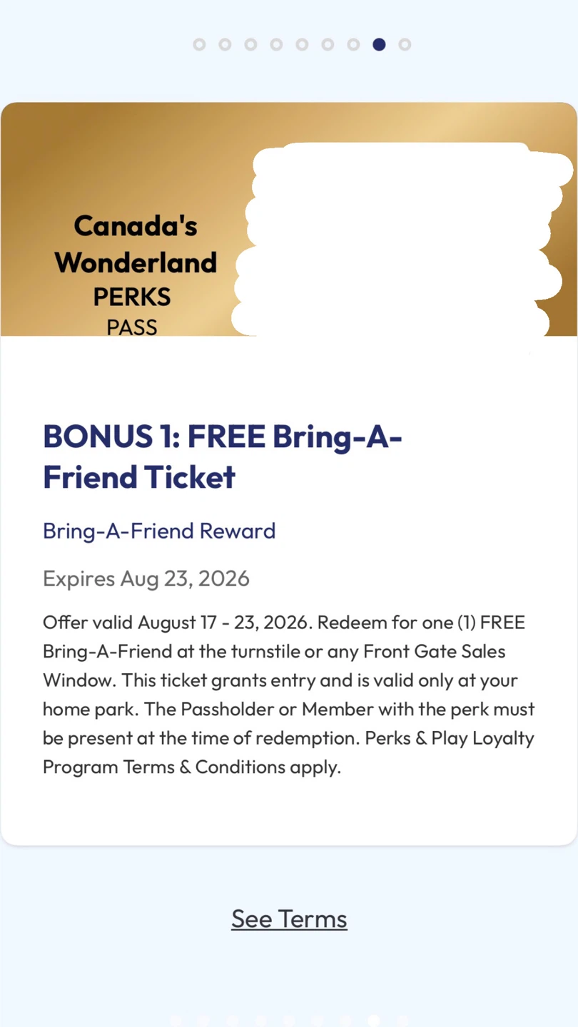 6 Canada's Wonderland Tickets - photo 2