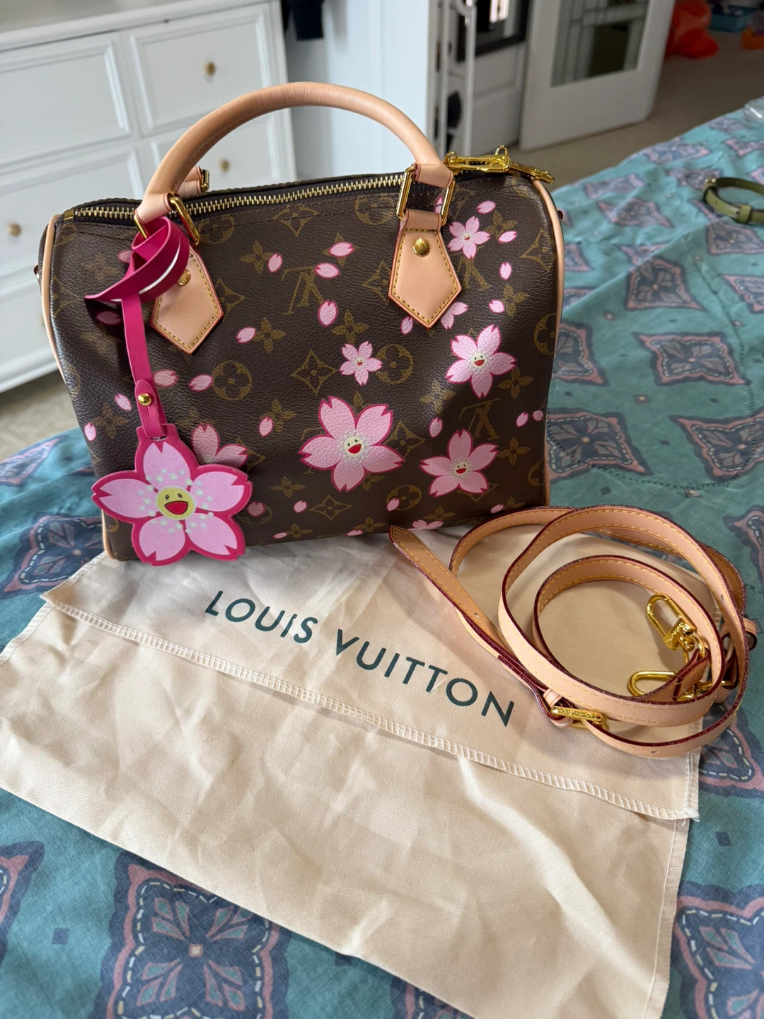 Louis Vuitton x Murakami Cherry Blossom Speedy Bag