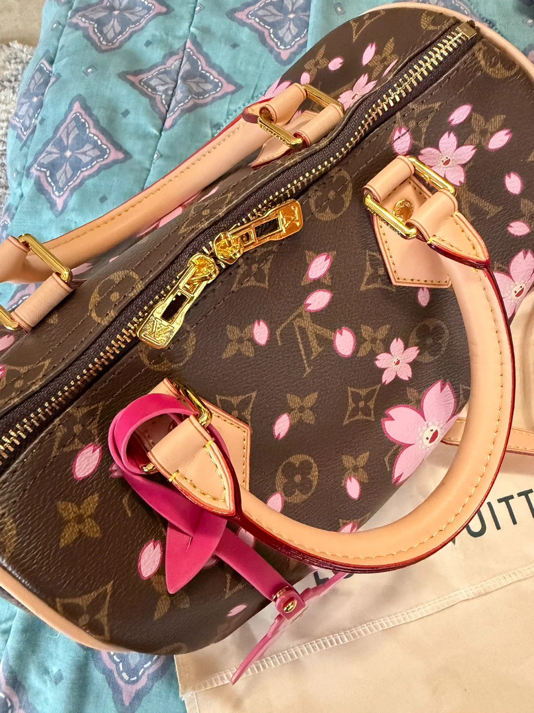 Louis Vuitton x Murakami Cherry Blossom Speedy Bag - photo 3