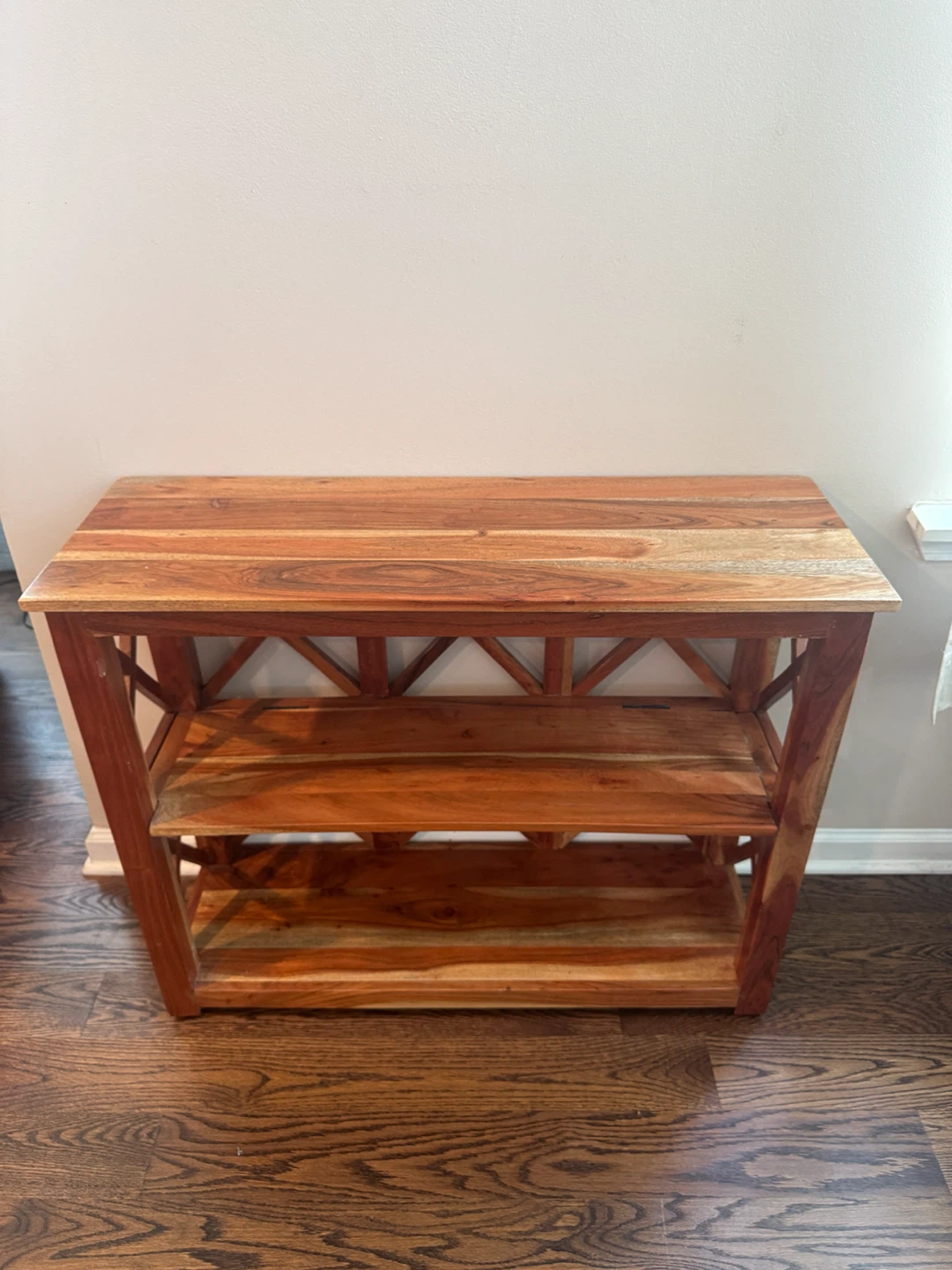 Wooden Bookshelf / Console Table - photo 2