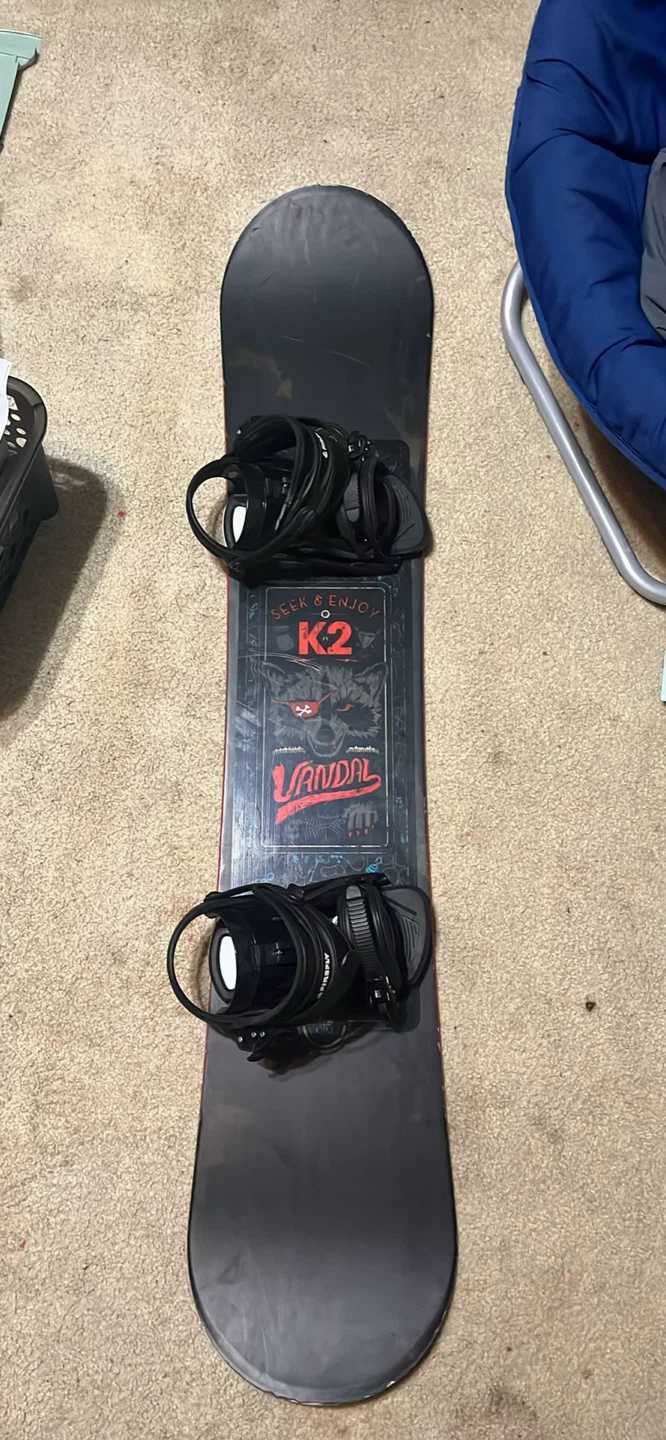 K2 Vandal Snowboard + bindings