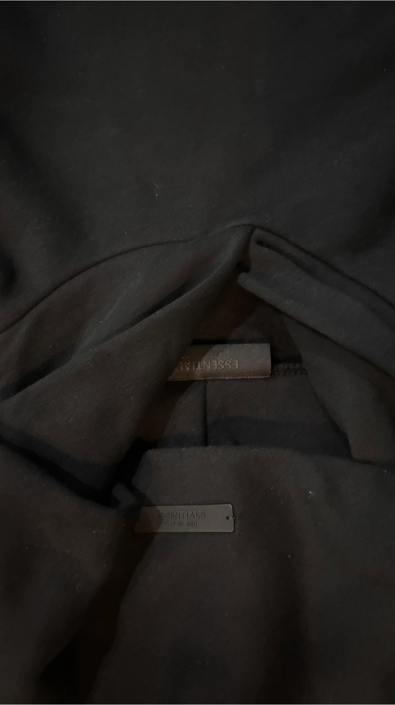 Fear of God Essentials Hoodie Black - photo 4