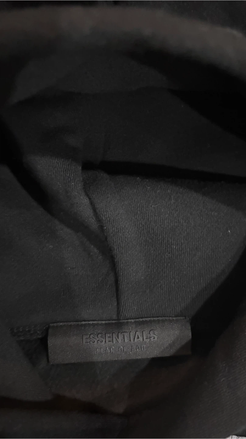Fear of God Essentials Hoodie Black - photo 5