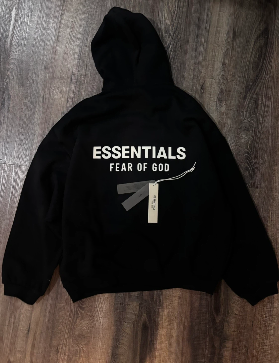 Fear of God Essentials Hoodie Black