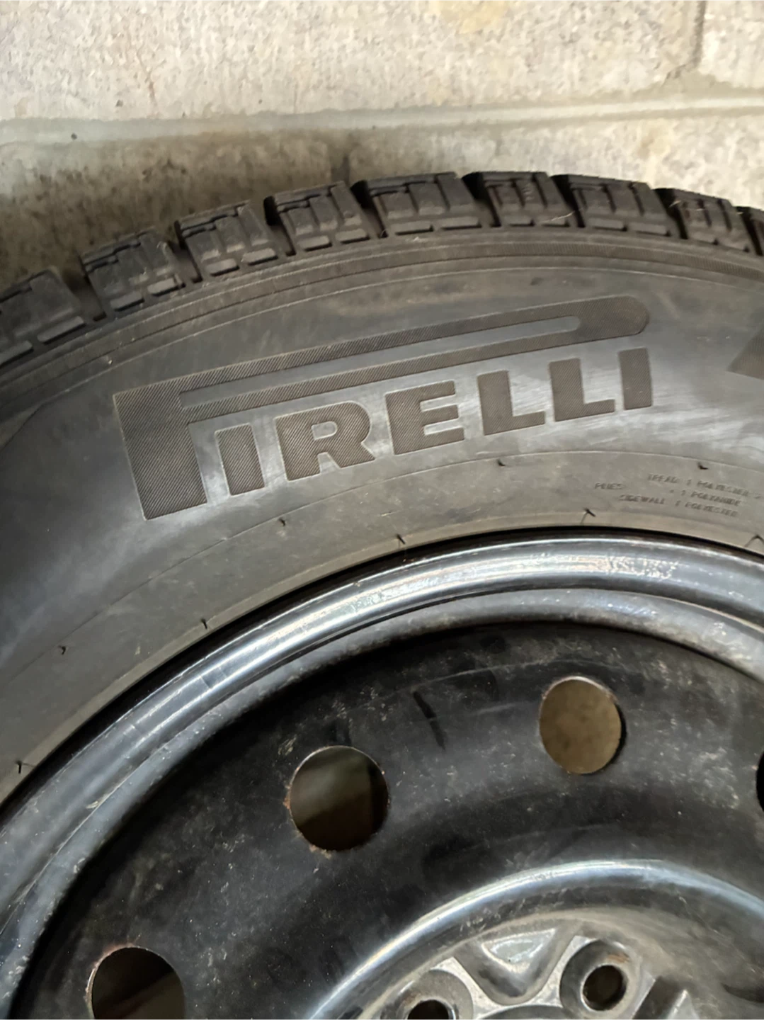 Pirelli Winter Tire on Rim - photo 3