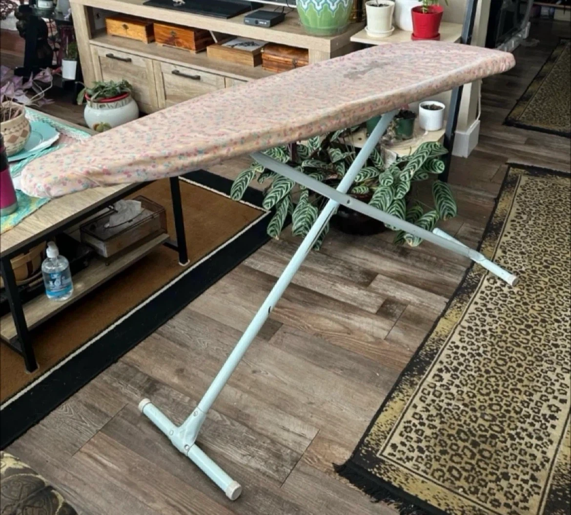 Ironing Board with Floral Cover