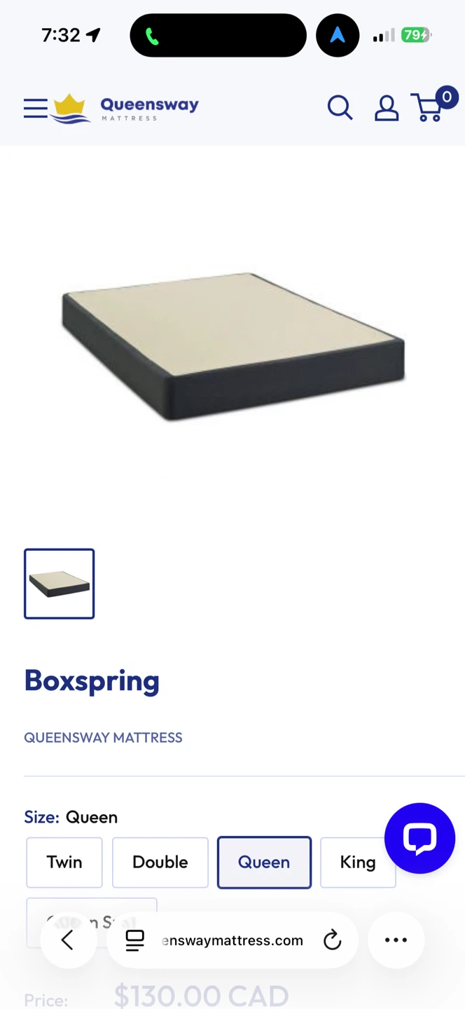 Queen bed Box