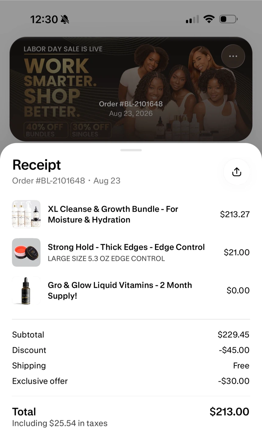 Hair Care - XL Cleanse & Growth Bundle
