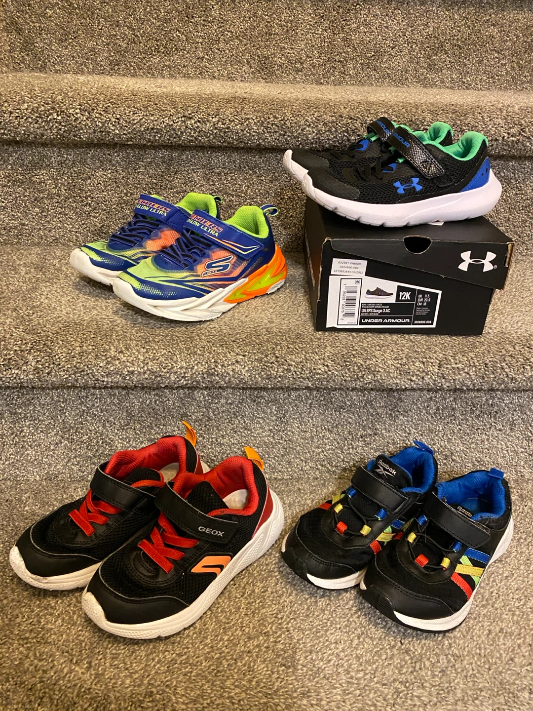 Size 12 (Kids) Boys Running Shoes
