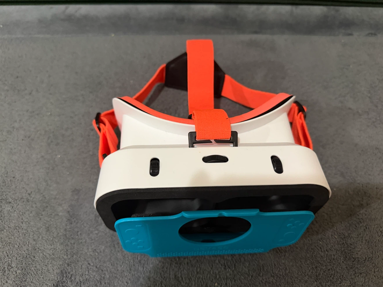 VR Headset with Orange Strap