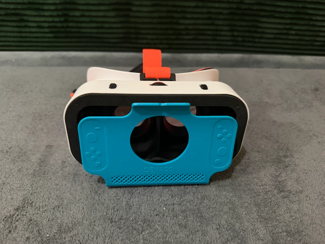 VR Headset with Orange Strap - photo 3