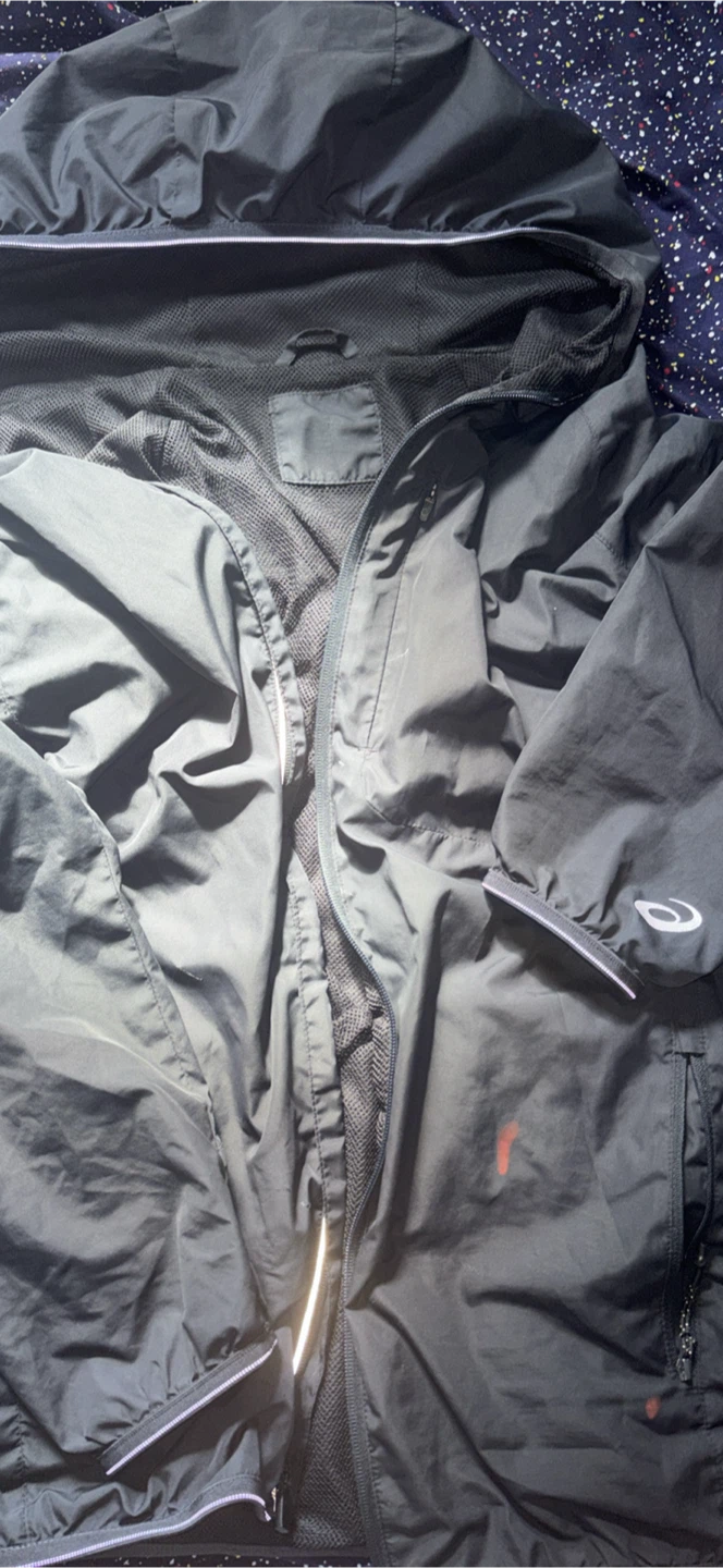 Asics windbreaker size large