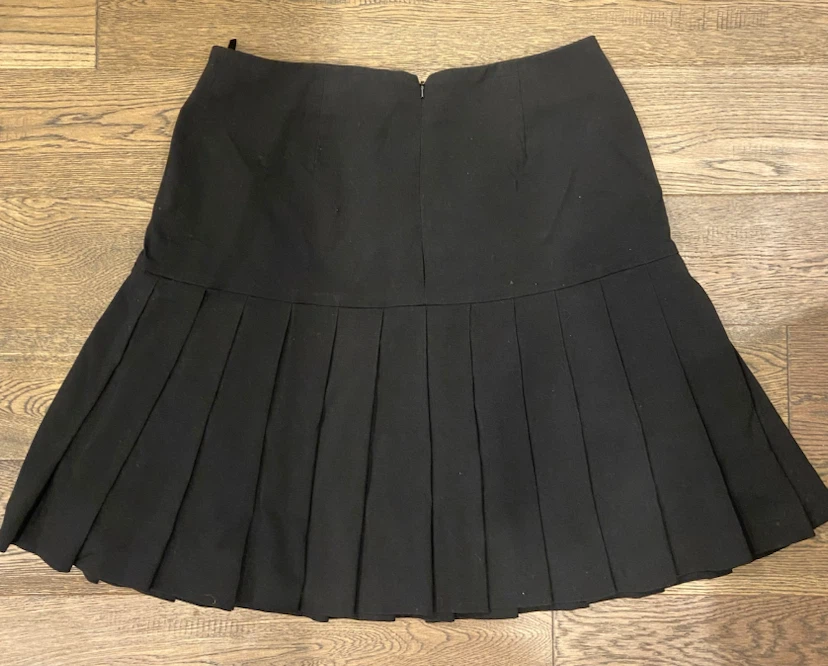 EUC Jessica Black Heavy Pleated Skirt Kilt Size 12 - photo 5