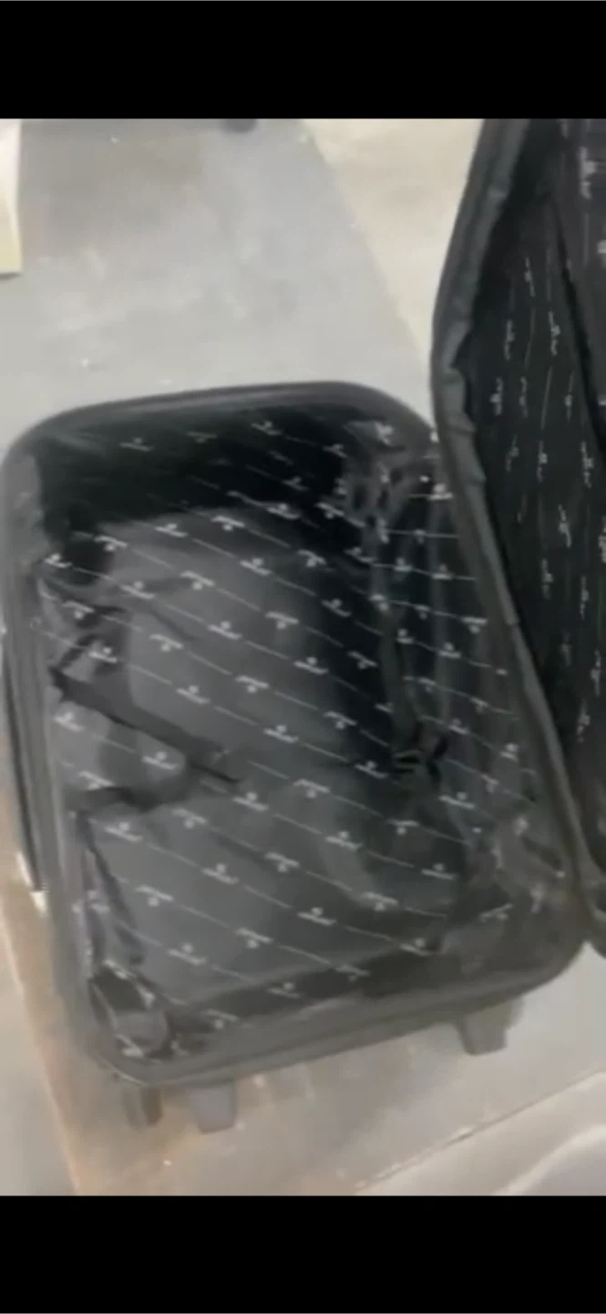 Black and Orange Rolling Suitcase - photo 2