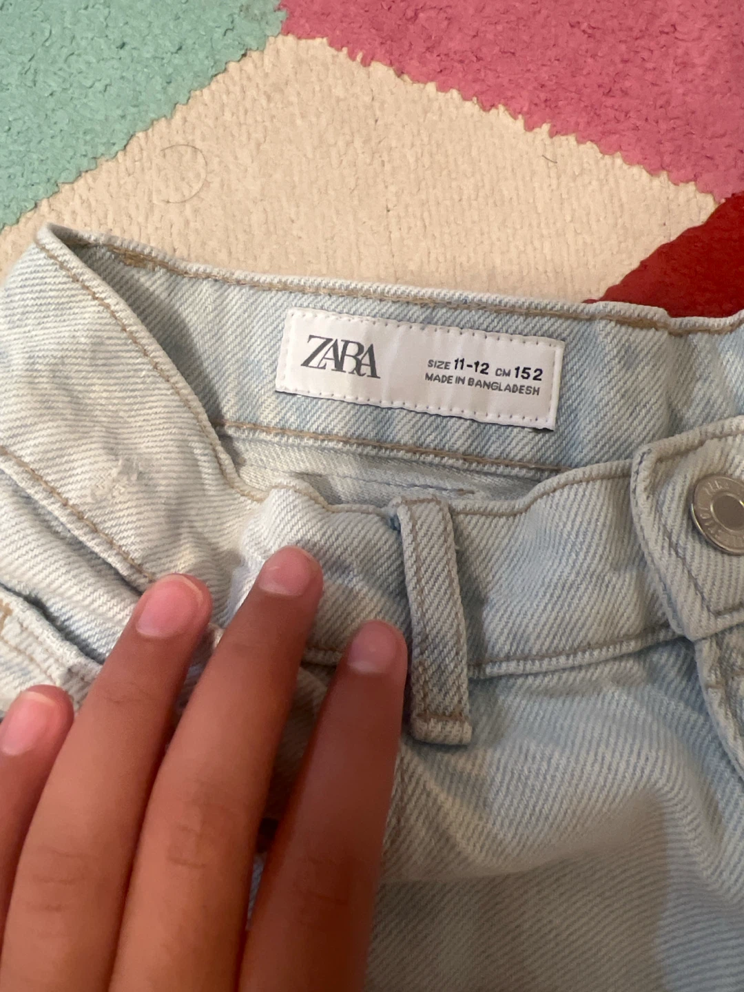 Zara Distressed Denim Shorts - photo 3