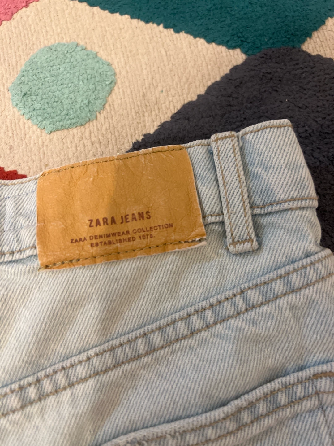 Zara Distressed Denim Shorts - photo 5