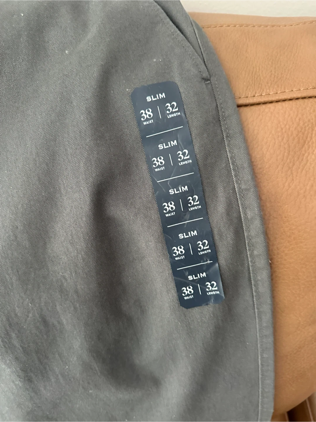 BNWT J.Crew Flex Slim Fit Chinos Grey 38x32 - photo 5