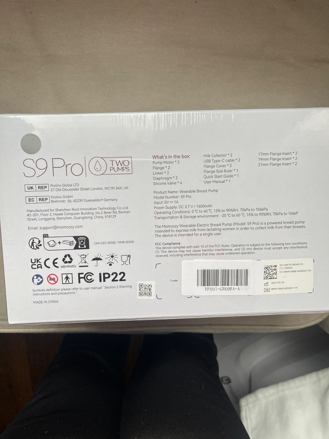 Momcozy S9 Pro Wearable Breast Pump - photo 2