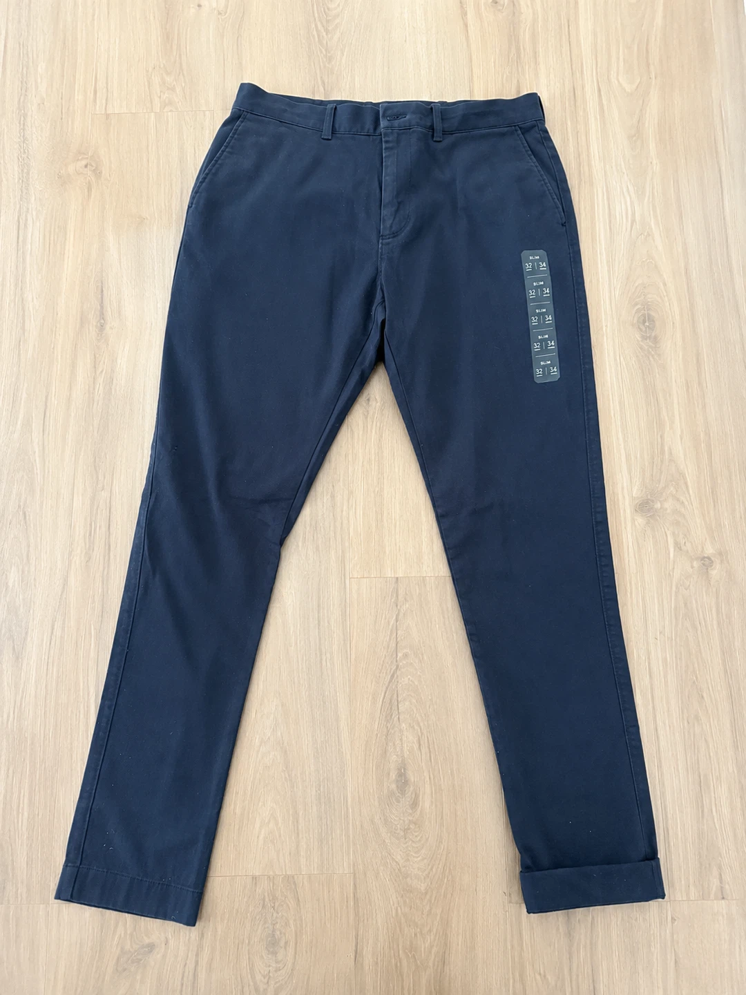 BNWT - J.Crew Flex Slim Fit Chinos in Navy 32x34
