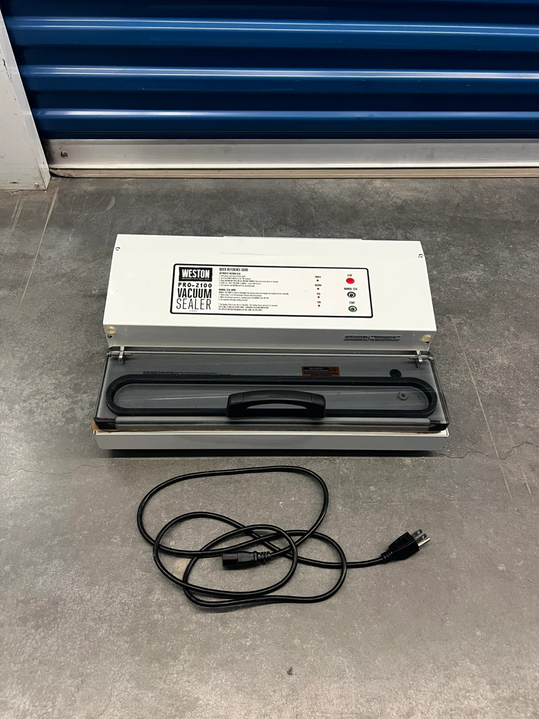 Vacuum Sealer Heavy Duty Weston Pro-2100 Retail $862 - photo 3