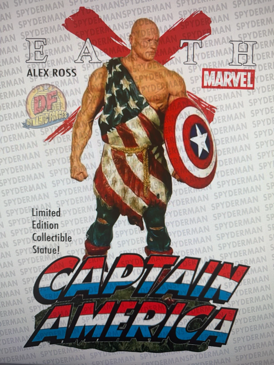 Alex Ross Captain America Limited Edition Collectible Statue