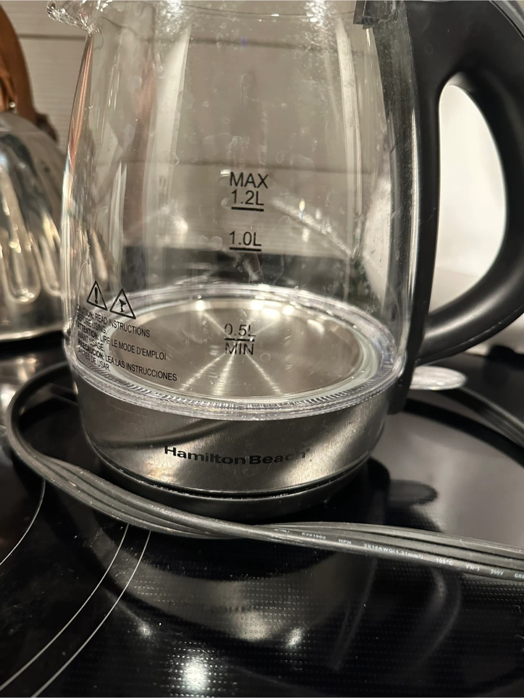 Hamilton Beach 1.2L Glass Electric Kettle