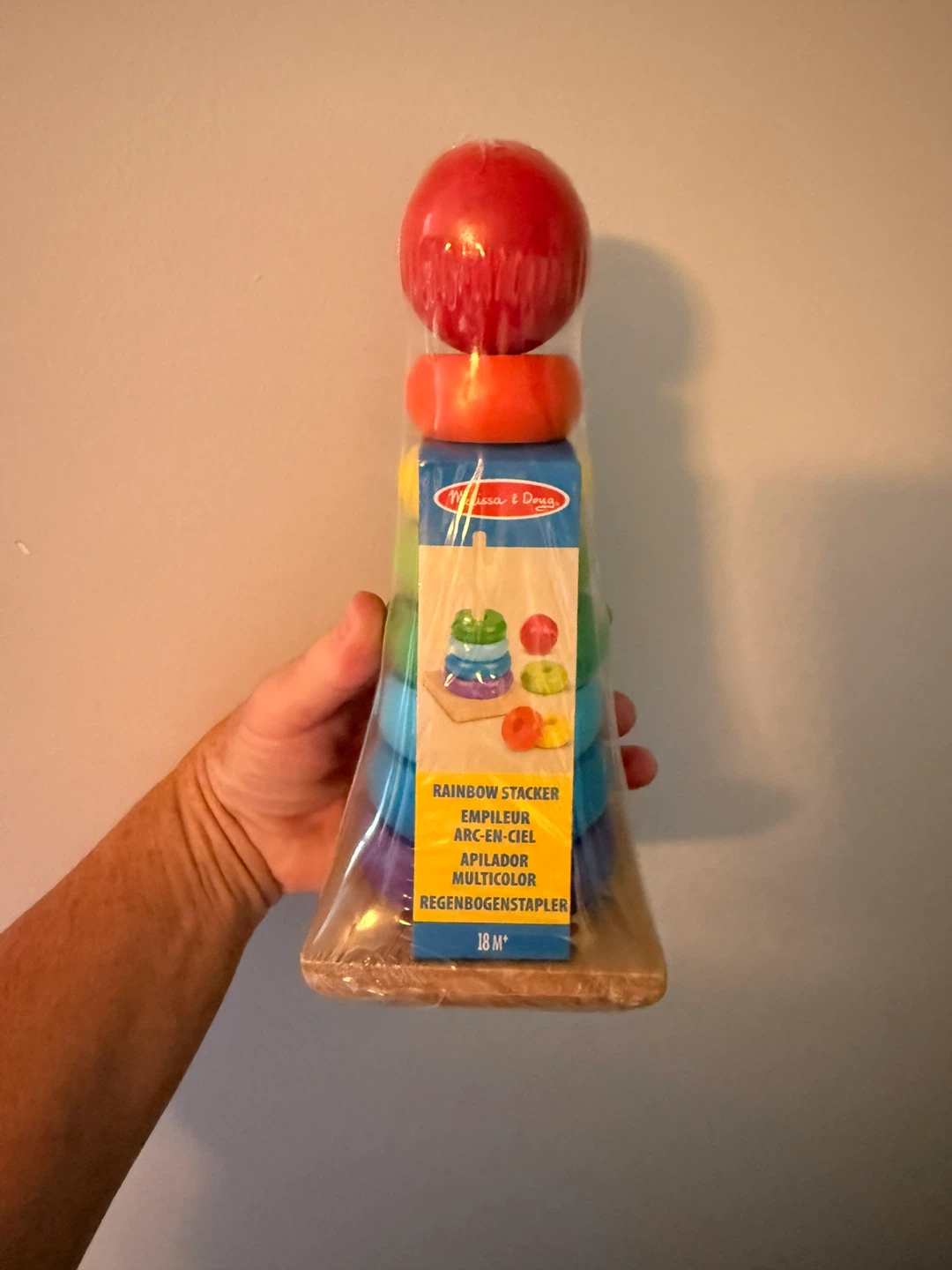Melissa & Doug Rainbow Stacker Toy