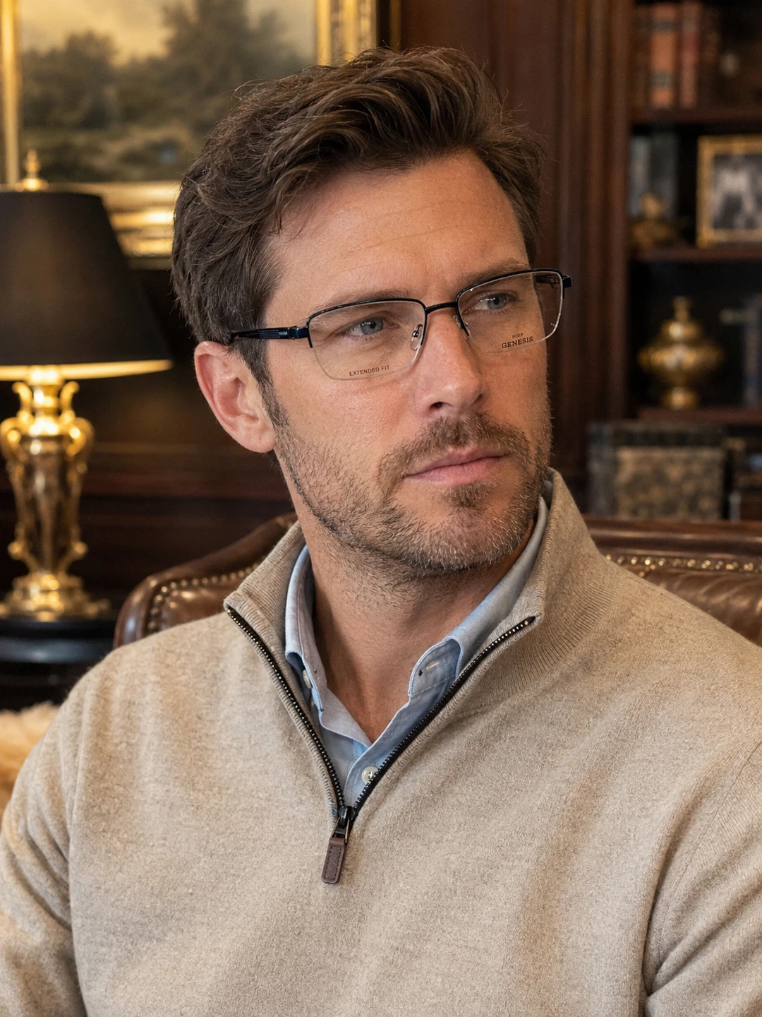 Altair Genesis G4057 Navy Extended Fit Eyeglass Frames - photo 2