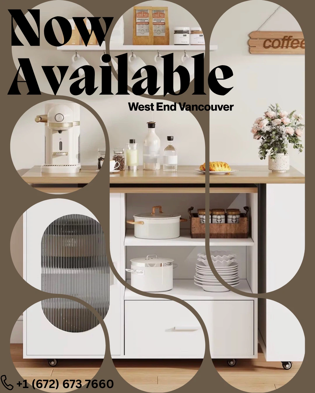 Modern Mobile Kitchen Island - photo 4