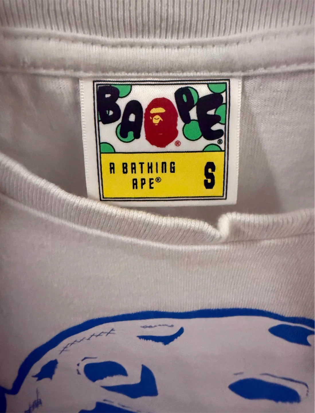 A Bathing Ape White Graphic T-Shirt - photo 3
