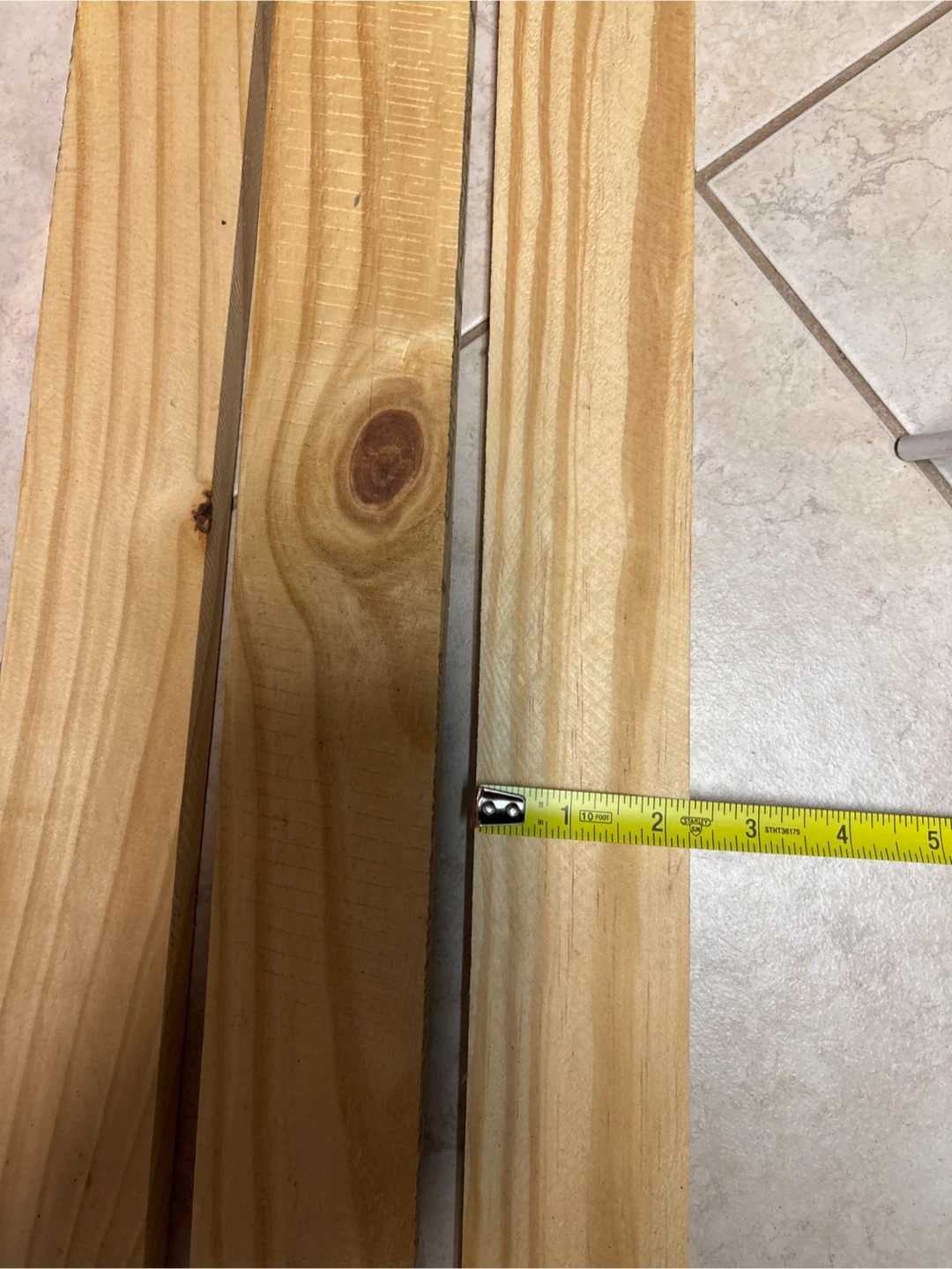 3 Pine Wood Planks - photo 3