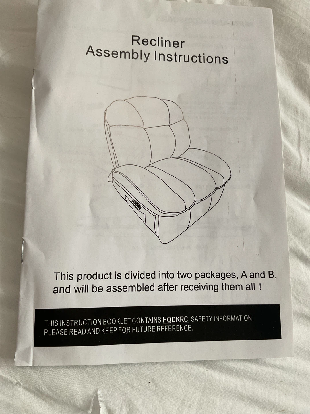 Power rocker/recliner with heat and massage