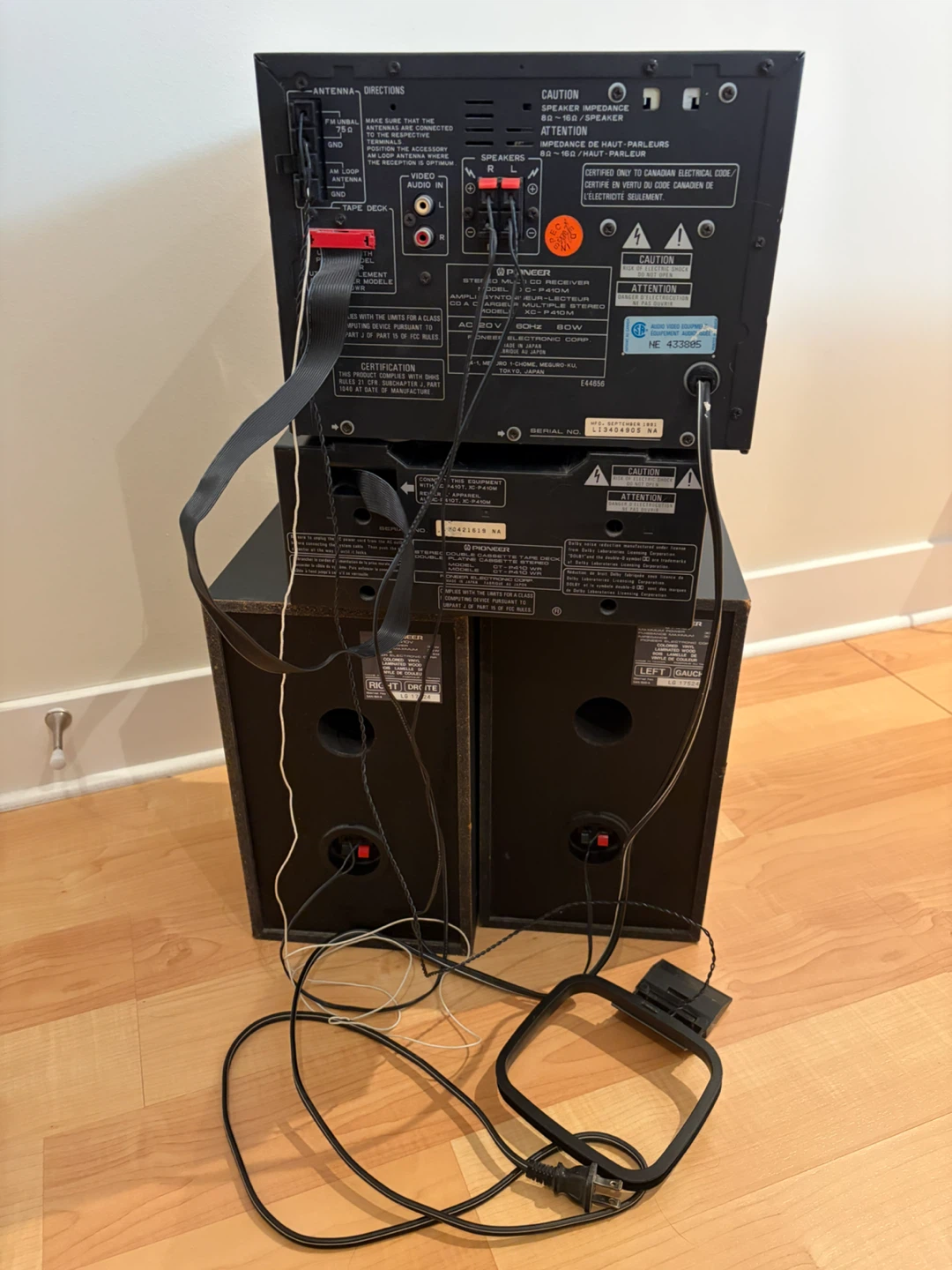 Pioneer Stereo System with CD and Tape Deck - photo 3