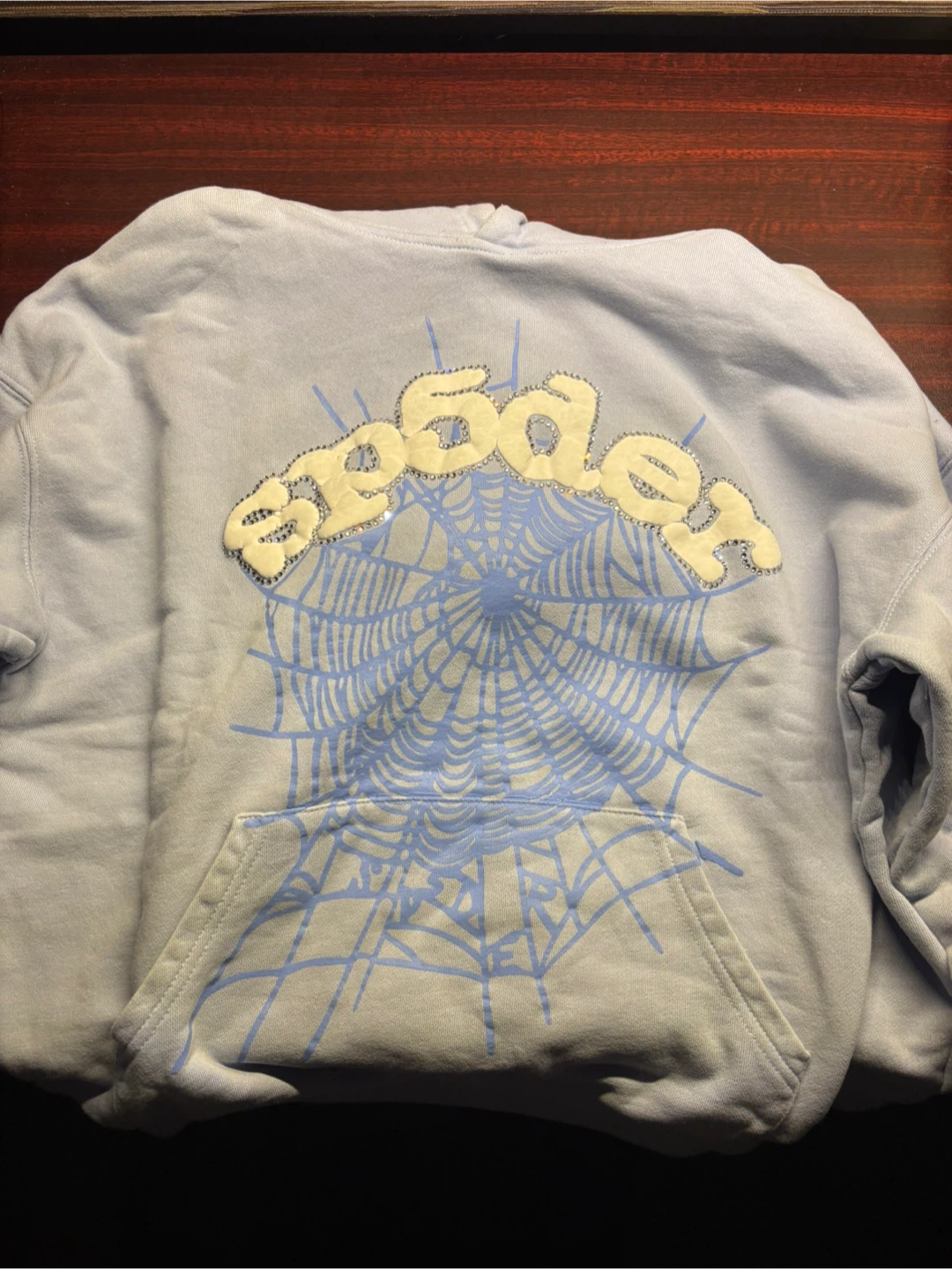 Sp5der hoodie sky blue - photo 2