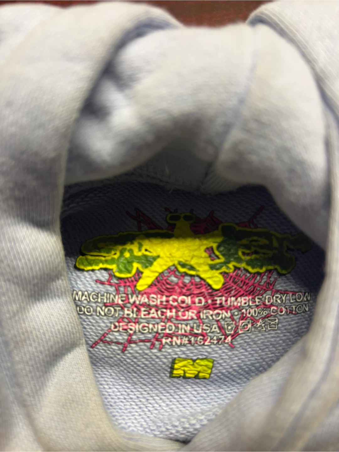 Sp5der hoodie sky blue - photo 3